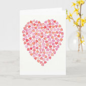 Hart Van Harte Wenskaart Kaart (Gele Bloem)