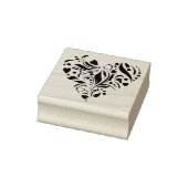 hart van harten silhouet kunst stempel (Stempel)