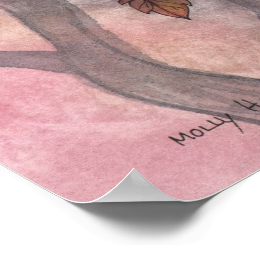 Hart van het Autumn Gothic Fairy Vampire Poster (Hoek)