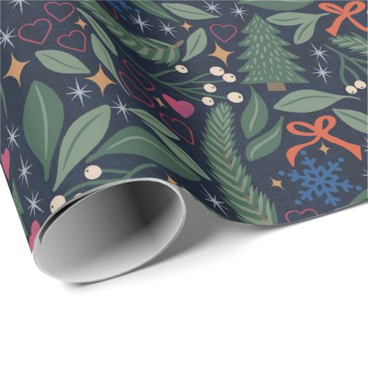 Hart van het bos - Wrapping Paper Roll Cadeaupapier (Rol Hoek)