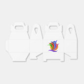 Hart van het geven van liefdadigheid Logo Bedankdoosjes (Uitgevouwen)