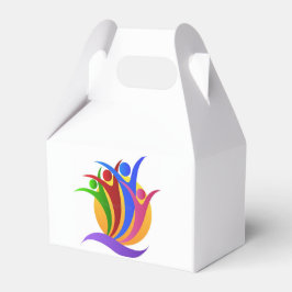 Hart van het geven van liefdadigheid Logo Bedankdoosjes