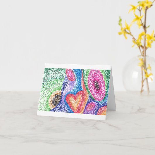 Hart van het Heelal Kaart (Gele Bloem)