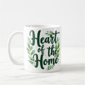 Hart van het huis | Gepersonaliseerde naam Mok (Links)