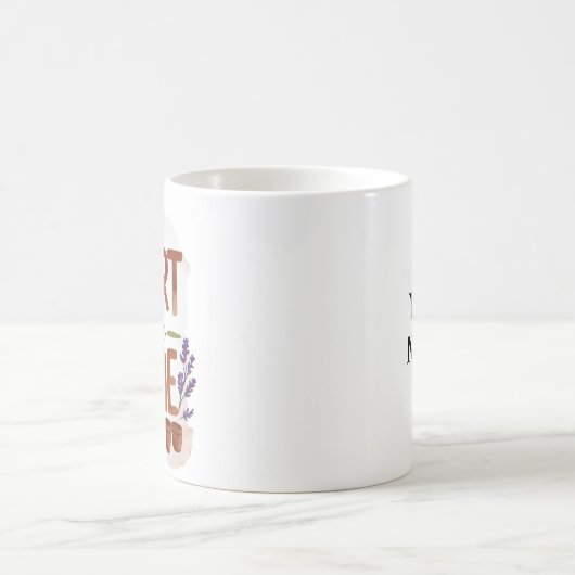 Hart van het huis | Gepersonaliseerde naam Mok (Center)