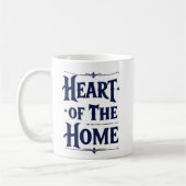 Hart van het huis | Gepersonaliseerde naam Mok (Links)