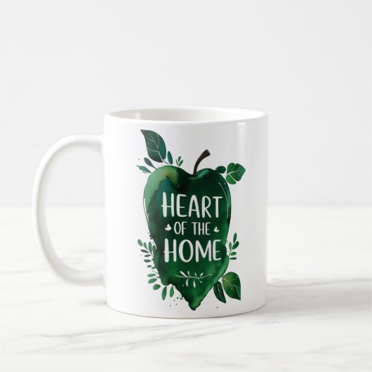 Hart van het huis | Gepersonaliseerde naam Mok (Links)