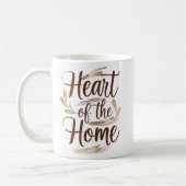 Hart van het huis | Gepersonaliseerde naam Mok (Links)