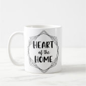 Hart van het huis | Gepersonaliseerde naam Mok (Links)