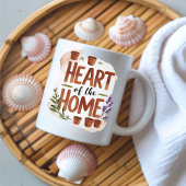 Hart van het huis | Gepersonaliseerde naam Mok