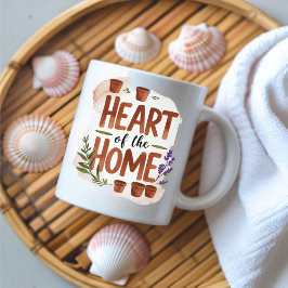 Hart van het huis | Gepersonaliseerde naam Mok