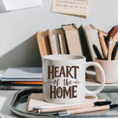 Hart van het huis | Gepersonaliseerde naam Mok