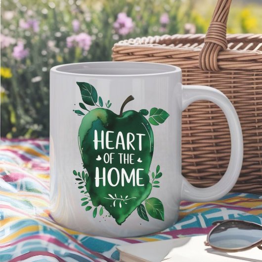 Hart van het huis | Gepersonaliseerde naam Mok