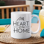 Hart van het huis | Gepersonaliseerde naam Mok