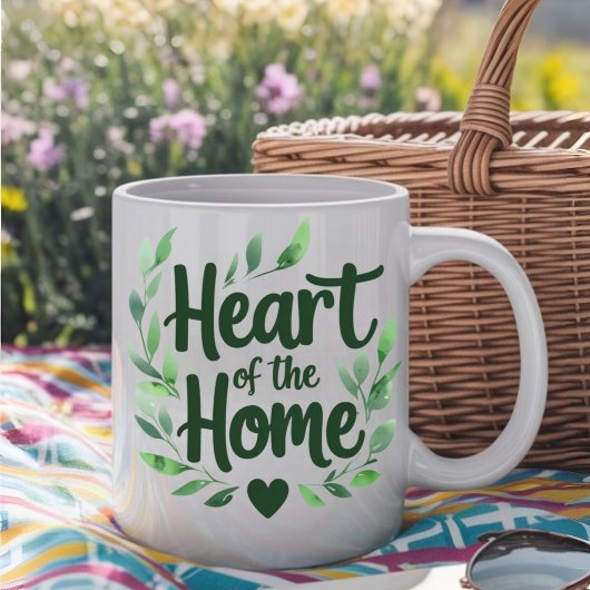 Hart van het huis | Gepersonaliseerde naam Mok