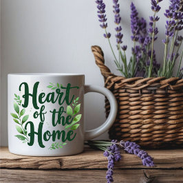Hart van het huis | Gepersonaliseerde naam Mok