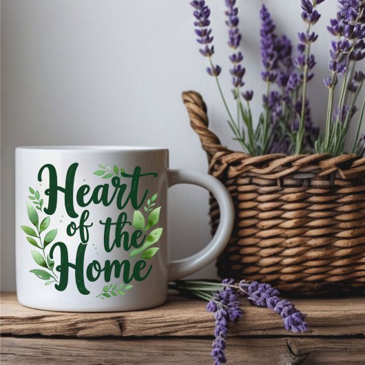 Hart van het huis | Gepersonaliseerde naam Mok