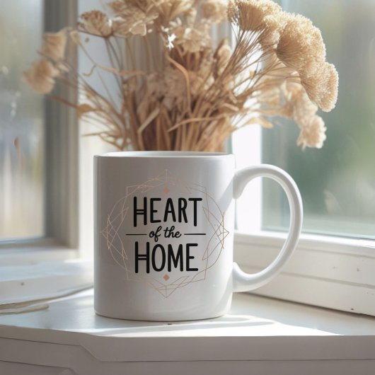 Hart van het huis | Gepersonaliseerde naam Mok