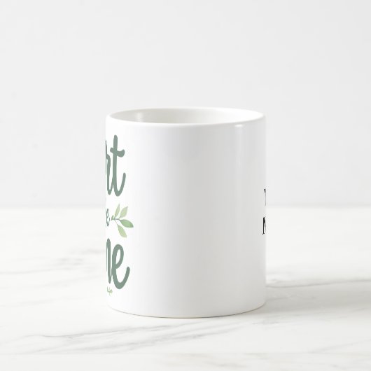 Hart van het huis | Gepersonaliseerde naam Mok (Center)