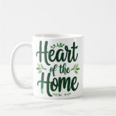 Hart van het huis | Gepersonaliseerde naam Mok (Links)