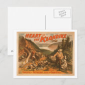 Hart van het Klondike Gold Mining Theater 2 Briefkaart (Voorkant / Achterkant)