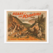 Hart van het Klondike Gold Mining Theater 2 Briefkaart (Voorkant)