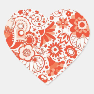 Hart van het land hart sticker