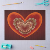 hart van het liefdesweefsel tissuepapier (Craft)