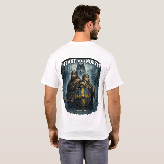 Hart van het Noorden T-shirt (Achterkant volledig)