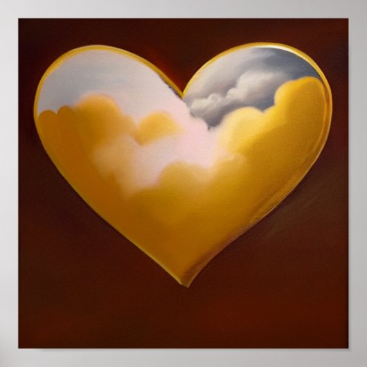 Hart van het Poster van Sky (Voorkant)