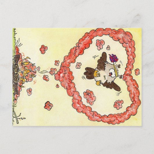 HART VAN HET ROOKbriefkaart VAN Nicole Janes Briefkaart (Voorkant)