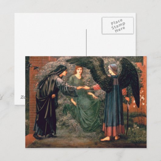 Hart van het Roos Briefkaart (Voorkant / Achterkant)