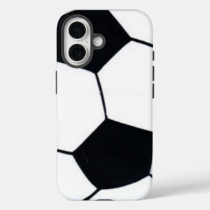 Hart van het spel "Ik hou van voetbal" (Voetbal) iPhone 16 Hoesje