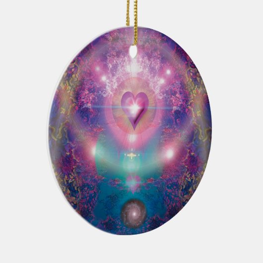 Hart van het universum keramisch ornament (Rechts)