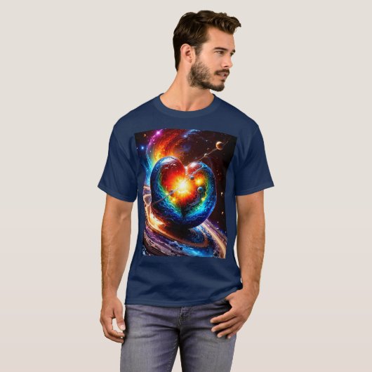 Hart van het Universum T-shirt (Voorkant volledig)