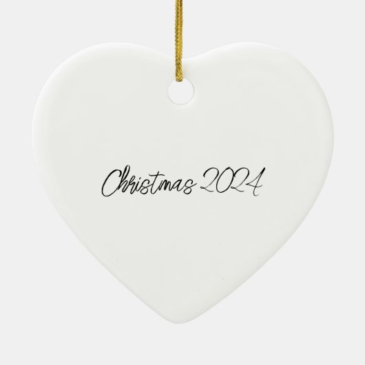 Hart van het Zee: Zeemeermin & Vis Keramisch Ornament (Achterkant)