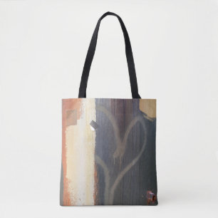Hart van hout tote bag