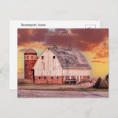 Hart van Iowa Briefkaart (Voorkant / Achterkant)