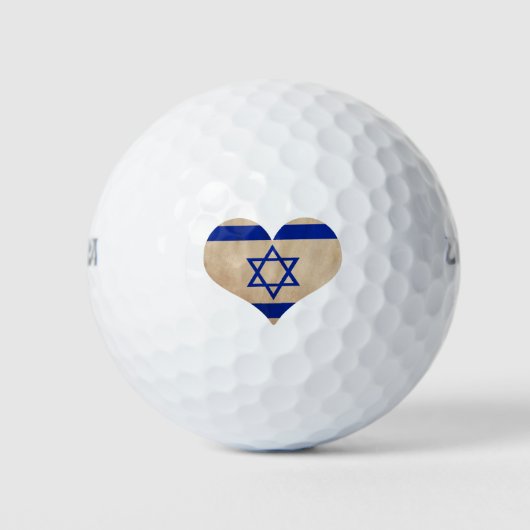 Hart van Israël Golfballen (Voorkant)