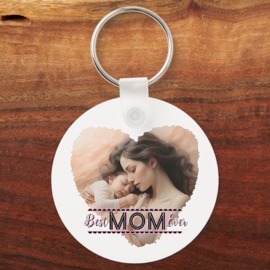 Hart van je, beste moeder ooit sleutelhanger (Achterkant)