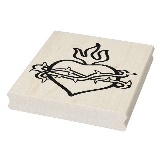 Hart van Jezus 2 illustratie patroon kunst stempel (Stempel)