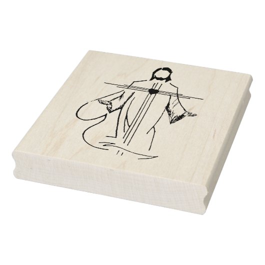 Hart van Jezus illustratie kunststempel Rubberstempel (Stempel)