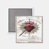Hart van Jezus magneet (Voorkant / Achterkant)