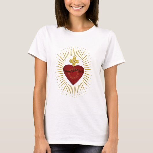 Hart van Jezus T-shirt (Voorkant)