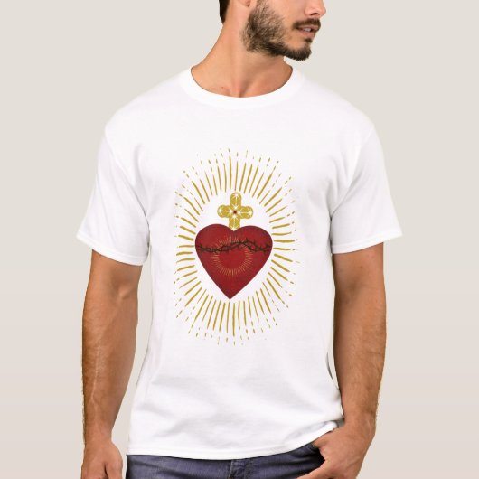 Hart van Jezus T-shirt (Voorkant)