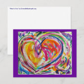 Hart van Joy Briefkaart (Voorkant / Achterkant)