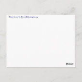 Hart van Joy Briefkaart (Achterkant)