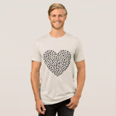 hart van katten t-shirt (Voorkant volledig)