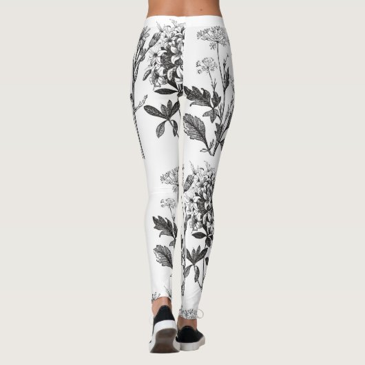 Hart van kruidenschool Botanische Leggings (Achterkant)