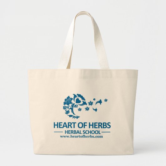 Hart van kruidenschool Jumbo Tas (Voorkant)